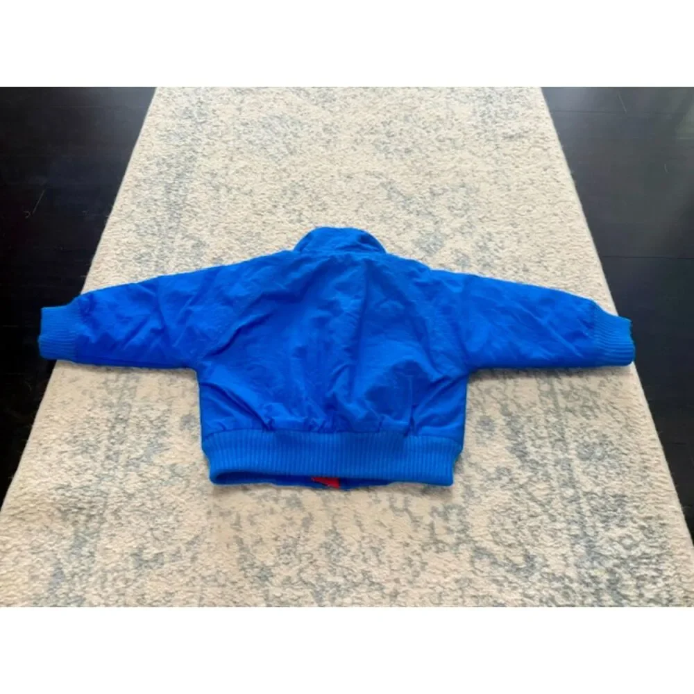 Vintage 1980/1990 London Fog retro blue kids' bomber jacket